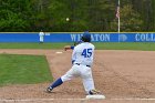 Baseball vs CGA  Wheaton College Baseball vs Coast Guard Academy during game one of the NEWMAC semi-finals playoffs. - (Photo by Keith Nordstrom) : Wheaton, baseball, NEWMAC